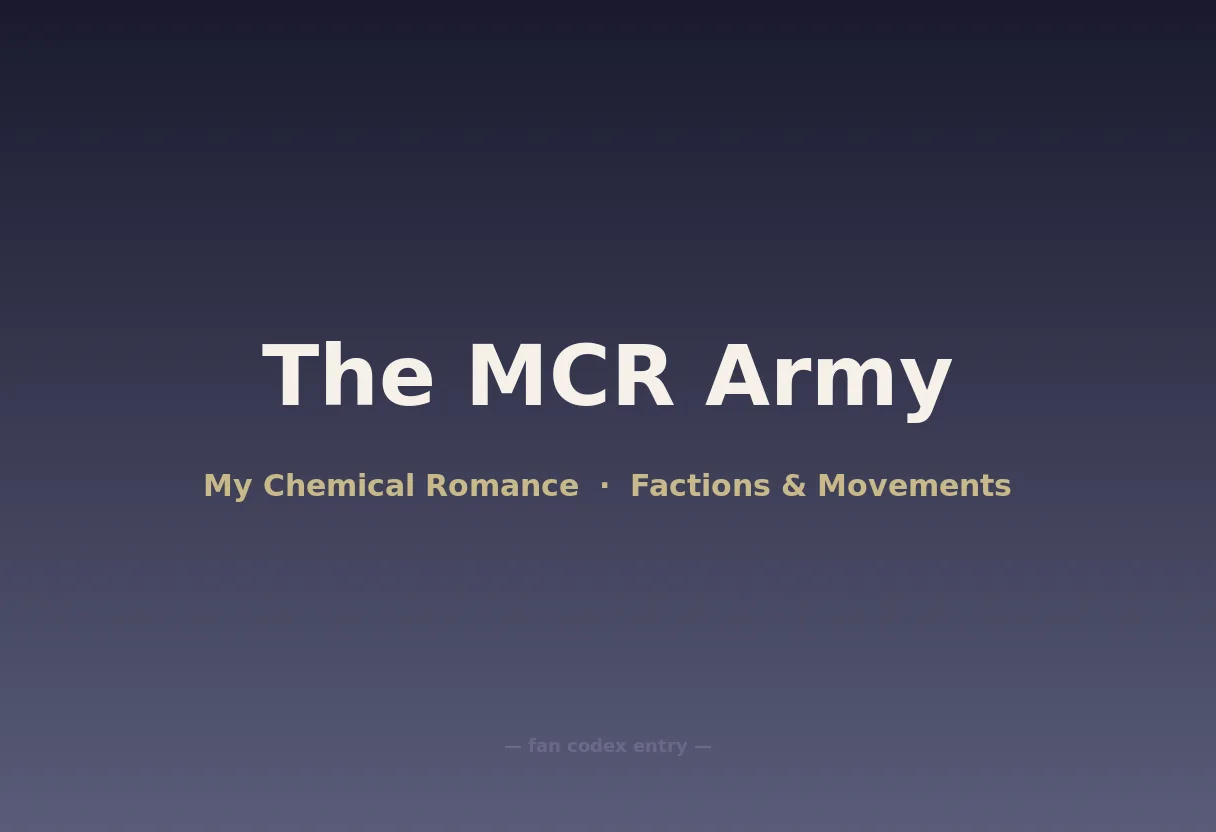 The MCR Army