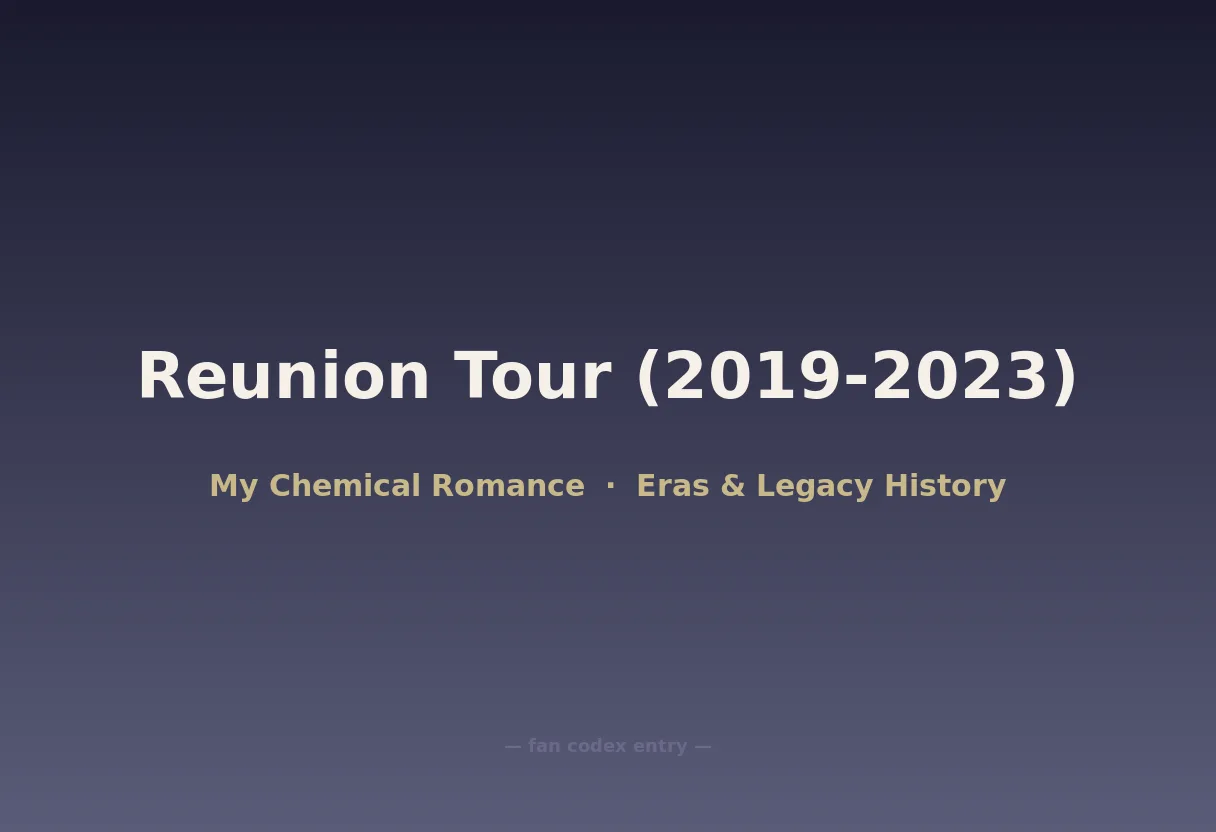 Reunion Tour (2019-2023)